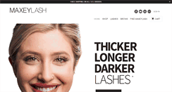 Desktop Screenshot of maxeylash.com